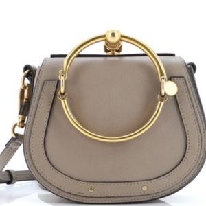 Chloé Nile Crossbody Bag in Motty Grey, small